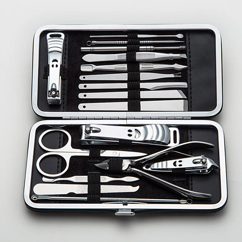 Fine stainless steel 17-piece rofessional manicure set nail clippers hand tool set with pu bags sale
Fine stainless steel 17-piece rofessional manicure set nail clippers hand tool set with pu bags sale