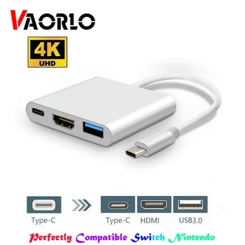USB C Type-c to Hdmi 3 in 1 Adapter Converter 1080P 4k TV Digital HDMI Video Converter Replacement Dock For Nintendo Switch PS4
USB C Type-c to Hdmi 3 in 1 Adapter Converter 1080P 4k TV Digital HDMI Video Converter Replacement Dock For Nintendo Switch PS4