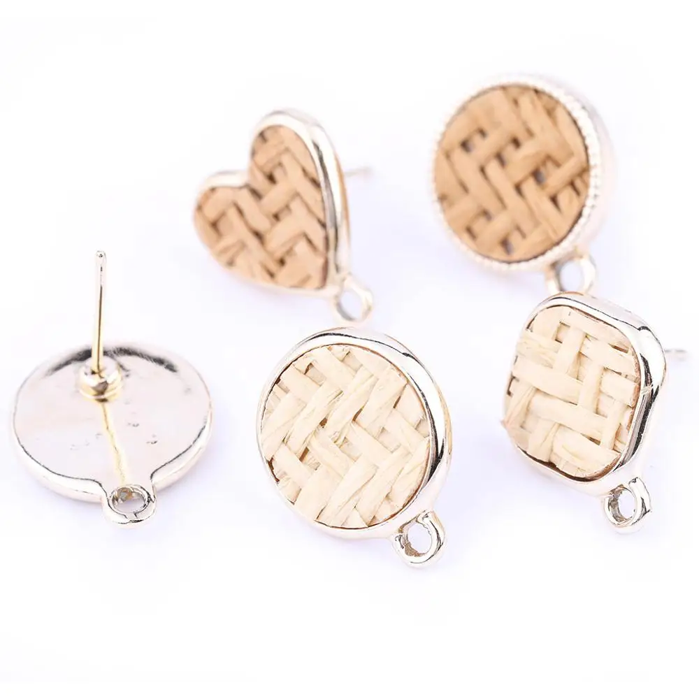 10pcs Stud earring connectors with loop diy Metal post earrings charm findings for jewelry making supplies
10pcs Stud earring connectors with loop diy Metal post earrings charm findings for jewelry making supplies
