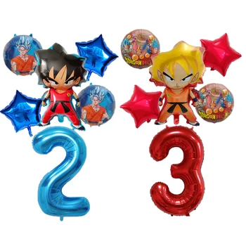 6pcs/set Cartoon 7 Dragon Ball Goku wu kong Foil Balloon red 30 inch Number Balloon Happy Birthday Party Decoration boy Kids Toy
6pcs/set Cartoon 7 Dragon Ball Goku wu kong Foil Balloon red 30 inch Number Balloon Happy Birthday Party Decoration boy Kids Toy