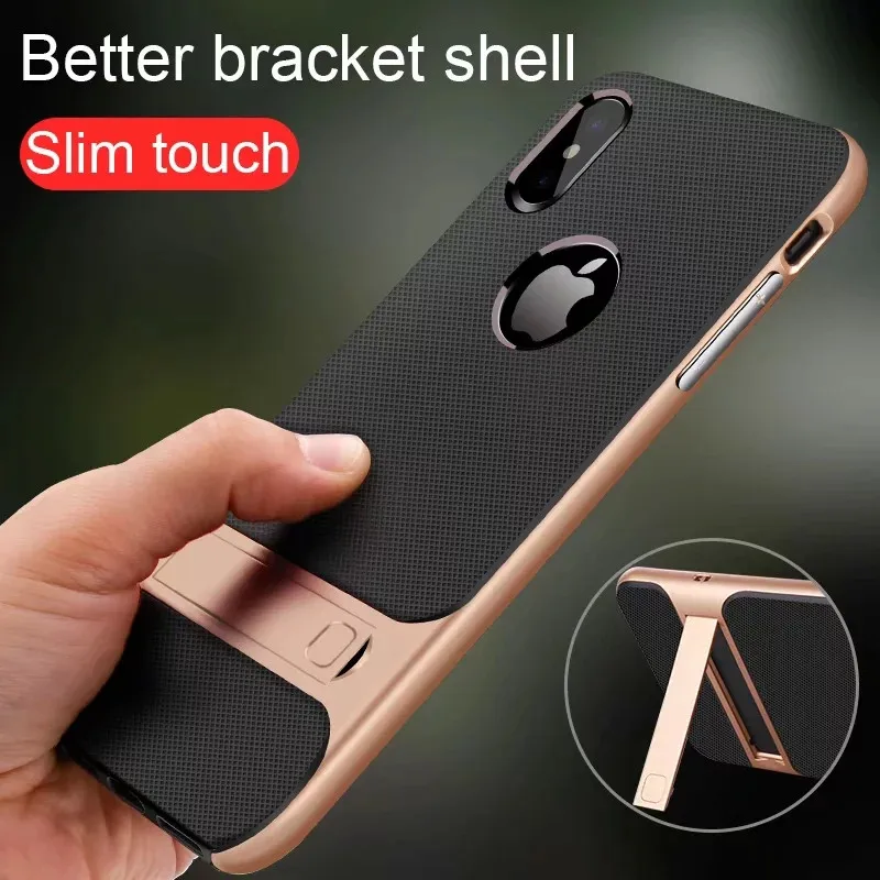 Fashion Phone Case For iPhone 7 8 6 S 6S Plus Case TPU Hybrid PC Bracket Stand Cover Armor Case For iPhone X XS MAX XR Cover
Fashion Phone Case For iPhone 7 8 6 S 6S Plus Case TPU Hybrid PC Bracket Stand Cover Armor Case For iPhone X XS MAX XR Cover