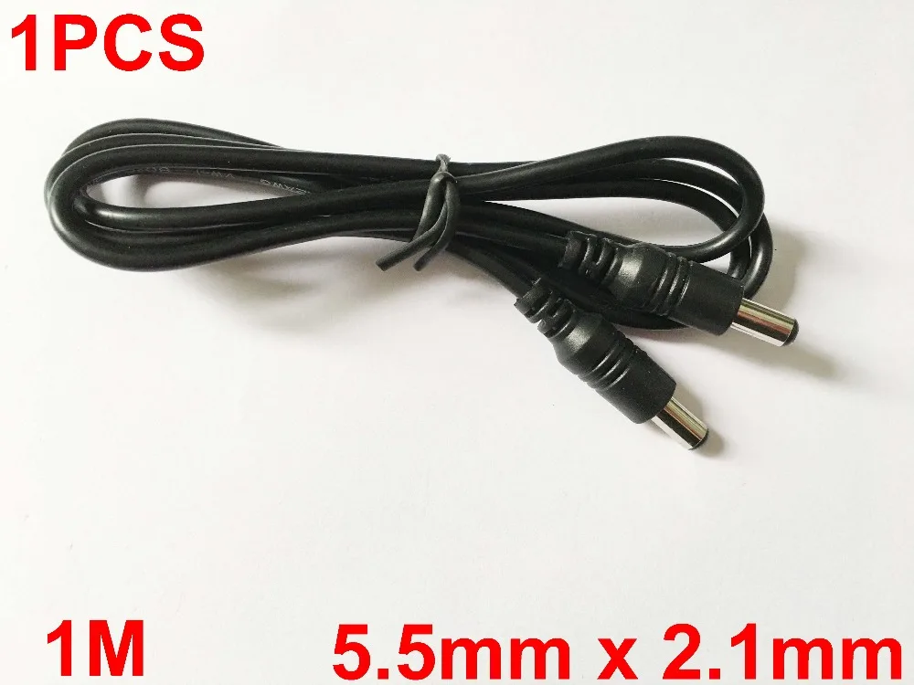 1PCS High quality DC extension cable 1 meter long male to male 5.5mm x 2.1mm to male 5.5mm x 2.1mm 1M long
1PCS High quality DC extension cable 1 meter long male to male 5.5mm x 2.1mm to male 5.5mm x 2.1mm 1M long