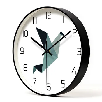 Pixel Bird Silent Quartz Metal Wall Clock Thermometer Hygrometer Quiet Sweep Movement No-ticking Home Art Decor New Design
Pixel Bird Silent Quartz Metal Wall Clock Thermometer Hygrometer Quiet Sweep Movement No-ticking Home Art Decor New Design