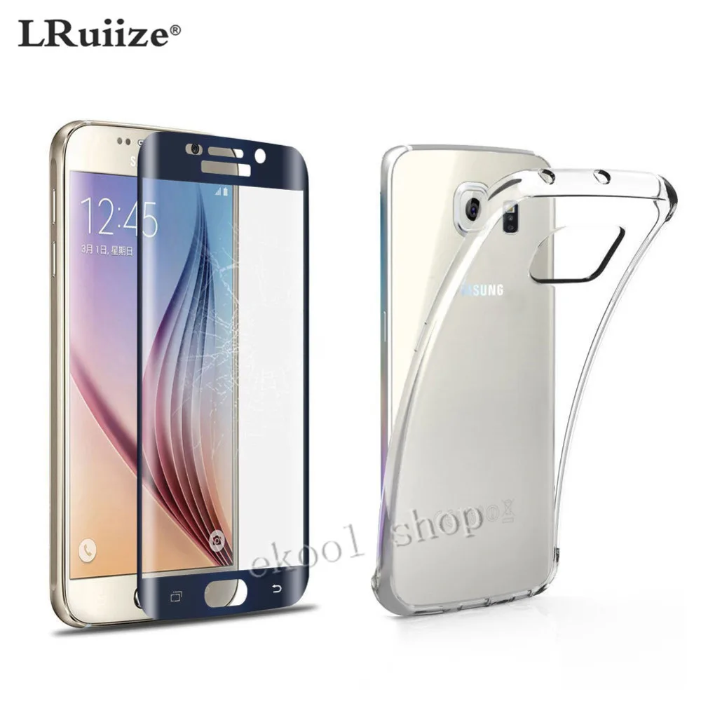 LRuiize TPU Mobile Case Cover+The blue Full Curved 3D Tempered Glass LCD Screen Protector For Ssmsung Galaxy S6 Edge / Plus
LRuiize TPU Mobile Case Cover+The blue Full Curved 3D Tempered Glass LCD Screen Protector For Ssmsung Galaxy S6 Edge / Plus