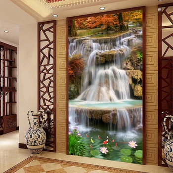 Custom Any Size 3D Photo Wallpaper Waterfall Scenery 3D Nature Landscape Large Wall Painting Murals Wallpaper Home Decor Modern 
Custom Any Size 3D Photo Wallpaper Waterfall Scenery 3D Nature Landscape Large Wall Painting Murals Wallpaper Home Decor Modern