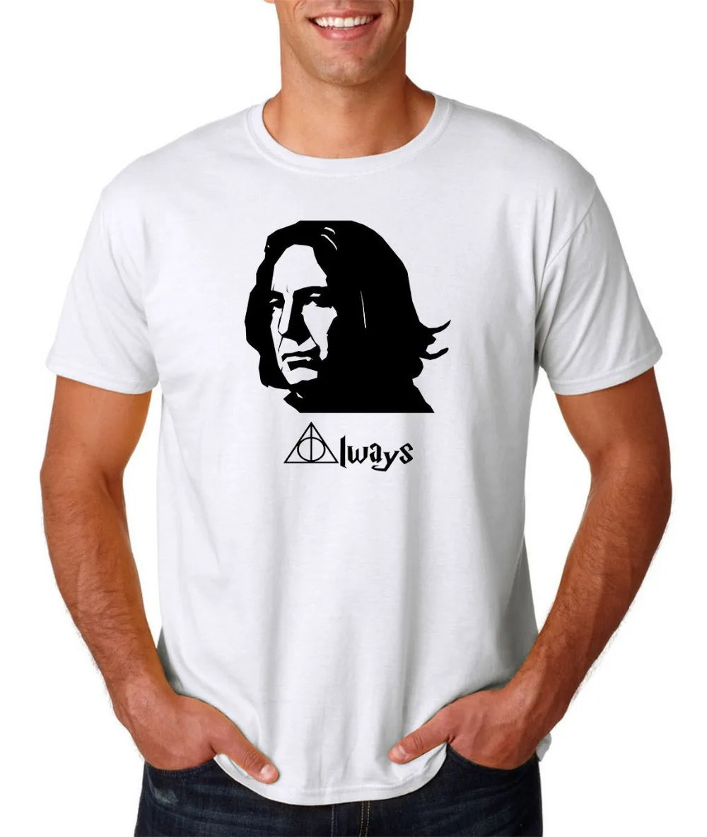 Snape Always T-Shirt Professor Severus Alan Rickmannew 2019 Summer Style T-Shirt Print Tee Shirt for Male Customize A Shirt
Snape Always T-Shirt Professor Severus Alan Rickmannew 2019 Summer Style T-Shirt Print Tee Shirt for Male Customize A Shirt