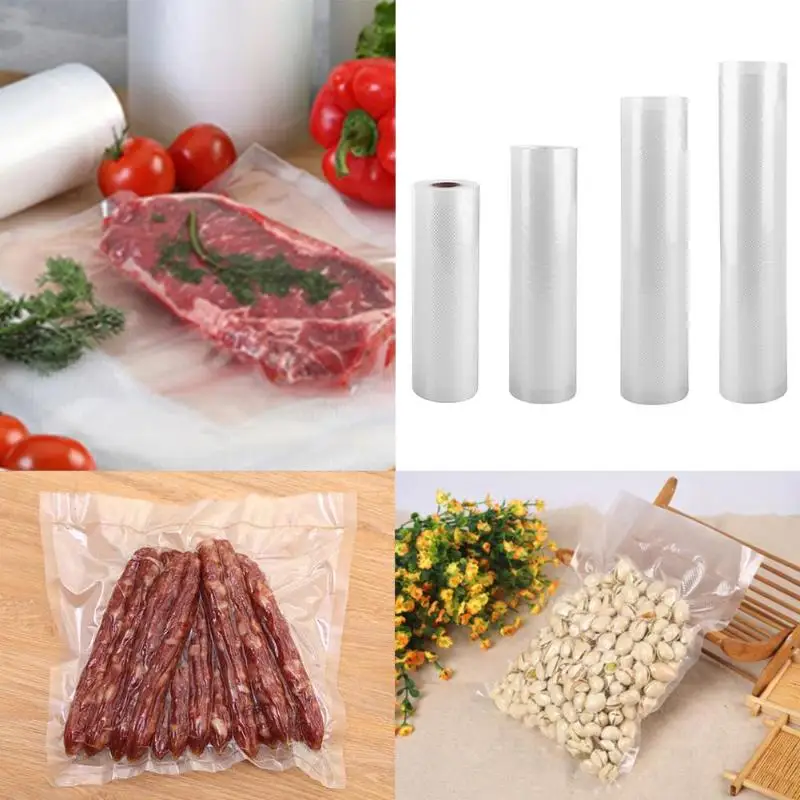 1 Roll Wrpas Clear Plastic Bag Roll For Food Vacuum Fruit Sealing Bag Vegetable Fresh Keeping Storage Bag Holder Kitchen Tools
1 Roll Wrpas Clear Plastic Bag Roll For Food Vacuum Fruit Sealing Bag Vegetable Fresh Keeping Storage Bag Holder Kitchen Tools