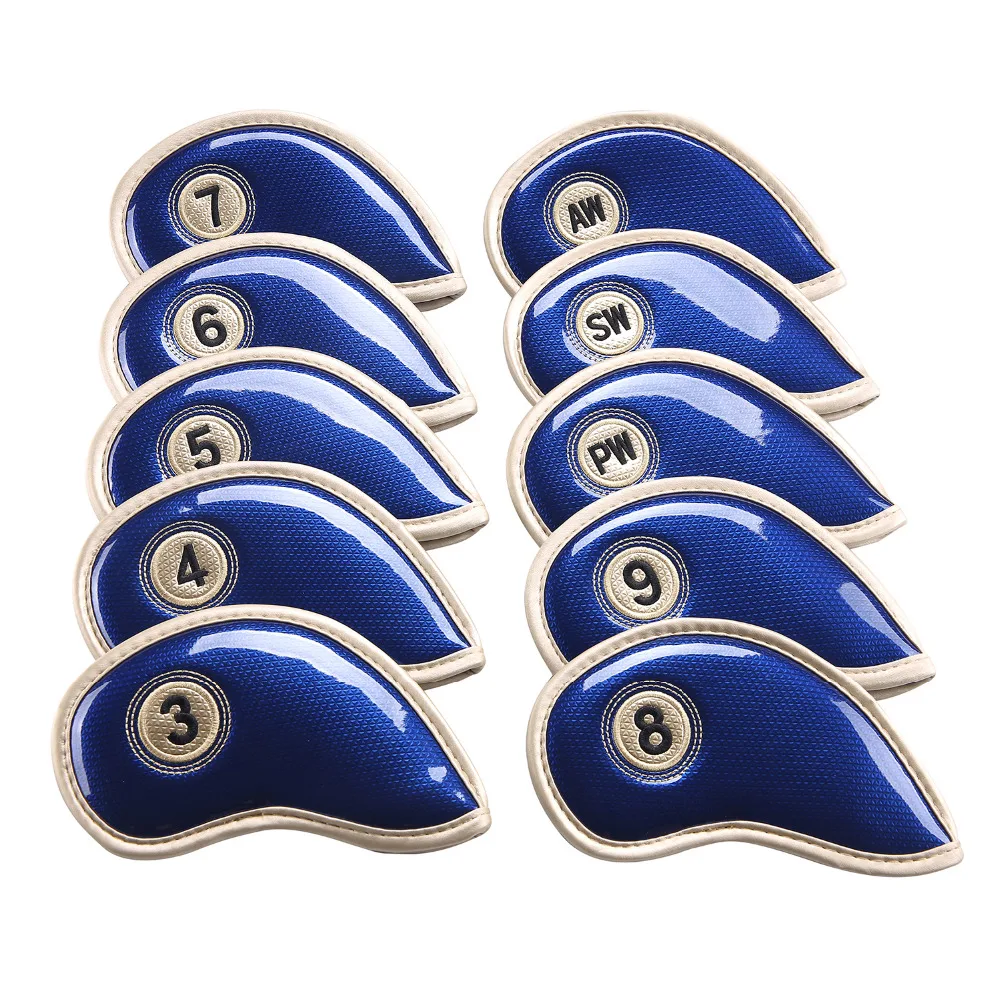 Free Shipping 10 X Synthetic Leather Golf Smooth Surface Golden Edge Iron Covers Sets Protector Iron Club Cover
Free Shipping 10 X Synthetic Leather Golf Smooth Surface Golden Edge Iron Covers Sets Protector Iron Club Cover