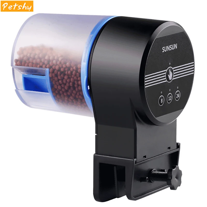 Petshy Automatic Fish Feeder Smart Timing Auto Aquarium Tank Food Feeding Turtle Goldfish Adjustable Timer Feeding Dispenser
Petshy Automatic Fish Feeder Smart Timing Auto Aquarium Tank Food Feeding Turtle Goldfish Adjustable Timer Feeding Dispenser