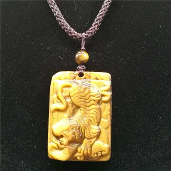 Tiger eye stone Pendant For Chinese Wind Tiger Pendant Good Fortune Amulet Lucky Pendant Man Amulet Charms
Tiger eye stone Pendant For Chinese Wind Tiger Pendant Good Fortune Amulet Lucky Pendant Man Amulet Charms