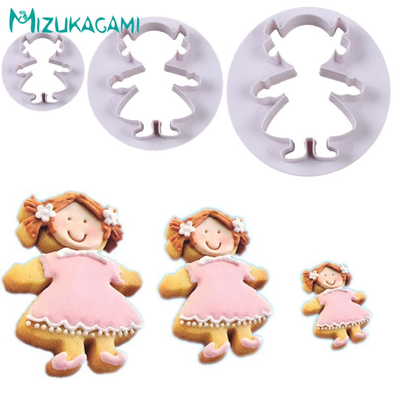 Little Girl Model Cookie Mold Fondant Print Cut DIY Kitchen Baking Mold Chocolate Fondant Cake Tool Kitchen Appliances MS-00035
Little Girl Model Cookie Mold Fondant Print Cut DIY Kitchen Baking Mold Chocolate Fondant Cake Tool Kitchen Appliances MS-00035