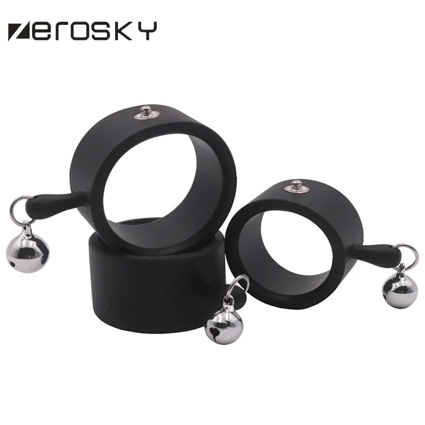 Мужской фаллоимитатор Zerosky Кольца для пениса с накладными кольцами ударное