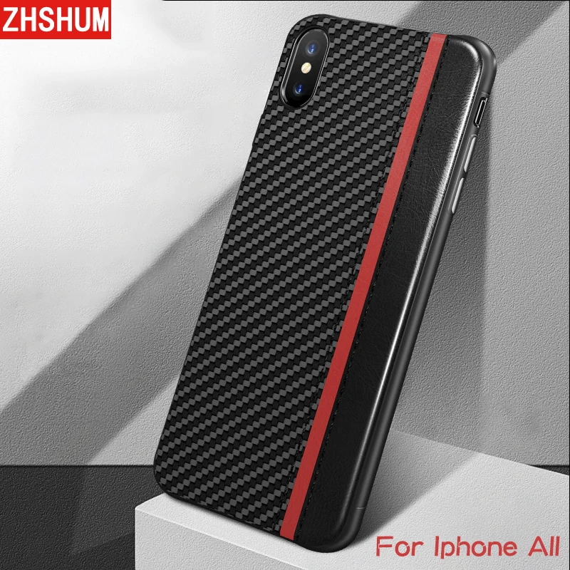 Luxury PU Leather Carbon Fiber Case For Iphone XS MAX XR X case for Iphone 8 7 Plus 6s Case Bumper Back Cover for Apple 6 XS 11
Luxury PU Leather Carbon Fiber Case For Iphone XS MAX XR X case for Iphone 8 7 Plus 6s Case Bumper Back Cover for Apple 6 XS 11
