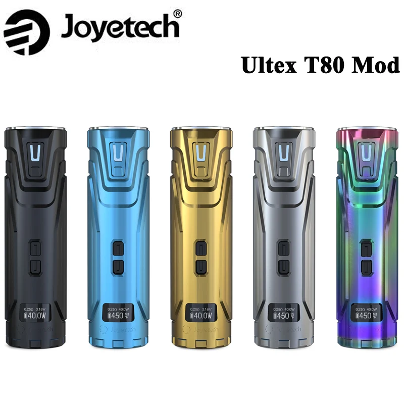 Original Joyetech ULTEX T80 Box MOD Battery 80W Electronic Cigarette Vape Vaporizer Support Cubis Max Tank
Original Joyetech ULTEX T80 Box MOD Battery 80W Electronic Cigarette Vape Vaporizer Support Cubis Max Tank