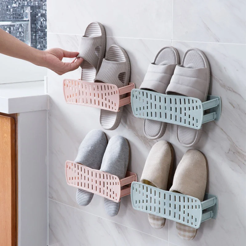 Ventilate Shoe Rack Plastic Hanging Wall Sticker Type Shoe Storage Rack Hanger Organizer Space Saver Random Color
Ventilate Shoe Rack Plastic Hanging Wall Sticker Type Shoe Storage Rack Hanger Organizer Space Saver Random Color