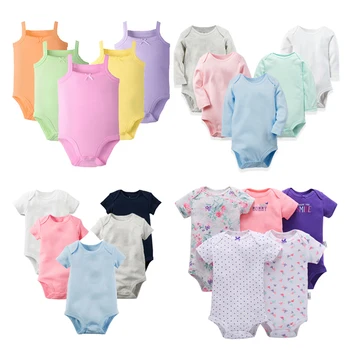 5pieces/lot Baby Clothes Infant Clothing Jumpsuit Bebe Girls Romper Soft Cotton Newborn Baby Sliders Boys Outfits Overalls 3-24M
5pieces/lot Baby Clothes Infant Clothing Jumpsuit Bebe Girls Romper Soft Cotton Newborn Baby Sliders Boys Outfits Overalls 3-24M
