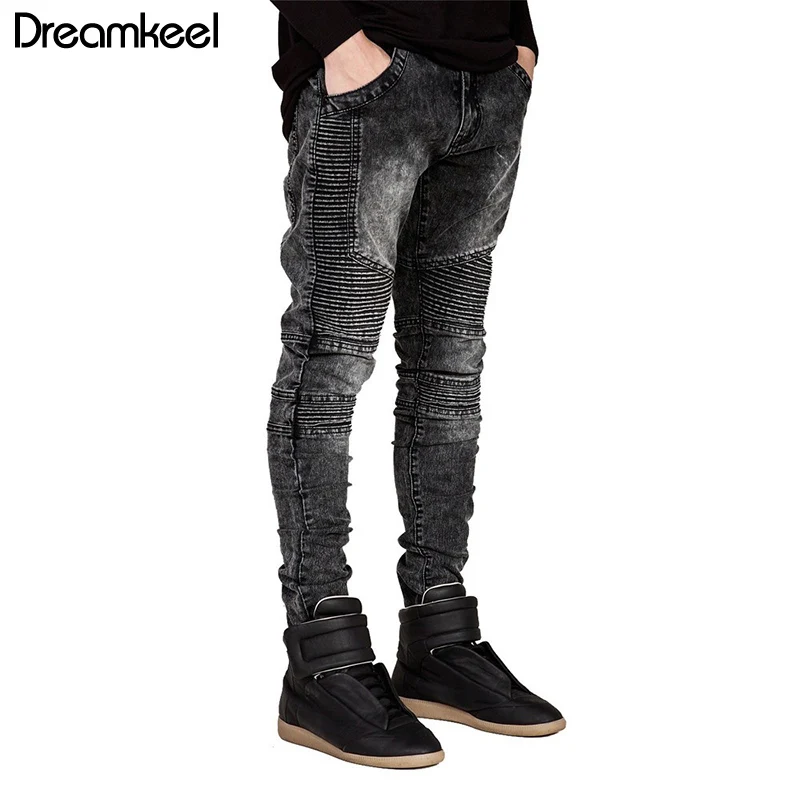 Men's 2019 New Fashion Track Slim Jeans Men And Women Biker Pilot Fashion Streetwear Hiphop Skinny For Men Denim Pants Y
Men's 2019 New Fashion Track Slim Jeans Men And Women Biker Pilot Fashion Streetwear Hiphop Skinny For Men Denim Pants Y