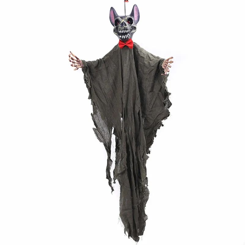 Halloween Decoration Electric Bat Ornaments Scary Eyes Glowing Make Creepy Sound Party Horror Hanging Ghost Dolls Decor House
Halloween Decoration Electric Bat Ornaments Scary Eyes Glowing Make Creepy Sound Party Horror Hanging Ghost Dolls Decor House