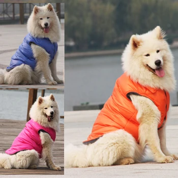 Medium Large Big Dog Clothes Winter Windproof Warm Thicken Down Jacket Cotton Padded Coat Samoyd Labrador Dog Apparel
Medium Large Big Dog Clothes Winter Windproof Warm Thicken Down Jacket Cotton Padded Coat Samoyd Labrador Dog Apparel