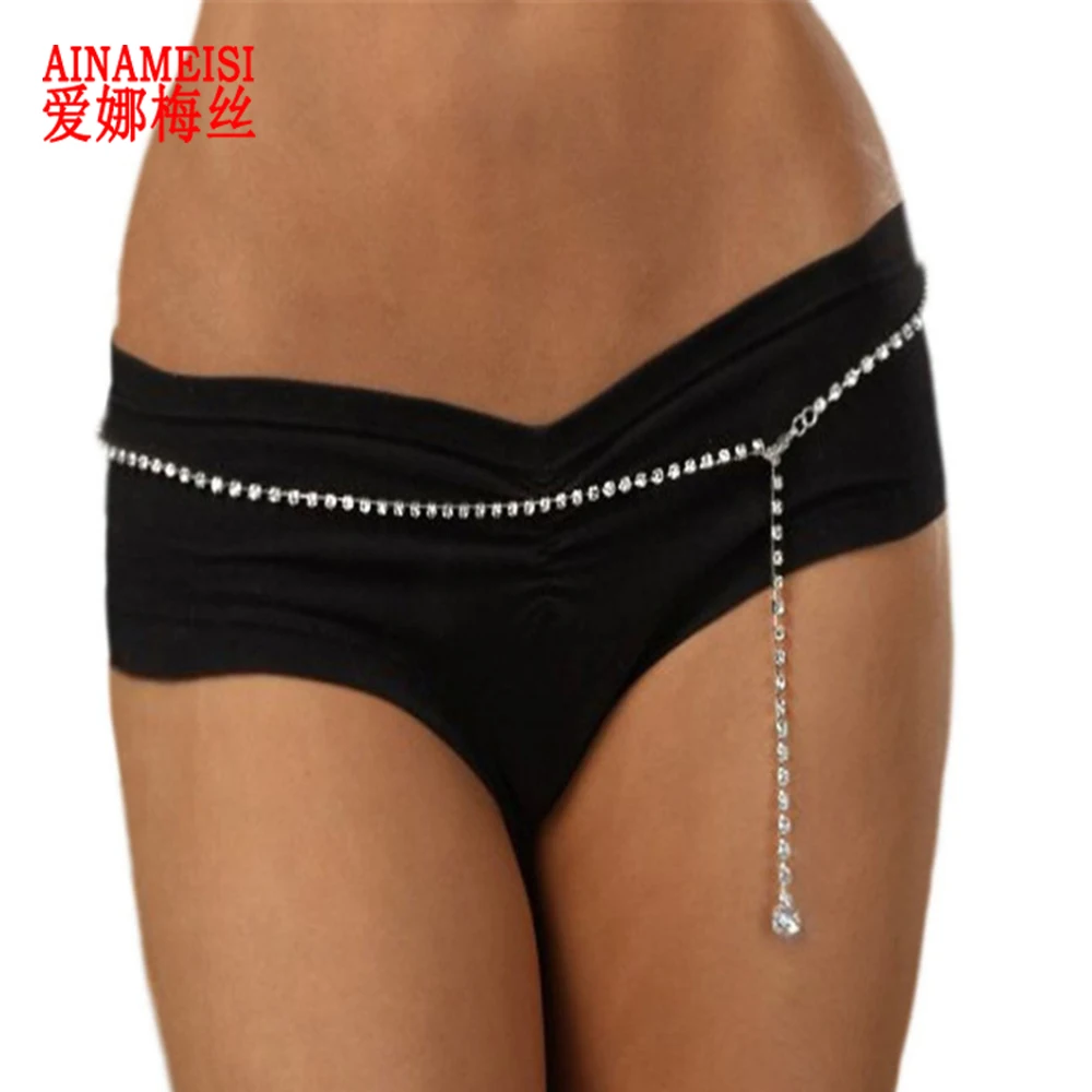 AINAMEISI Luxury Sexy Crystal Belly Waist Chain For Women Gold Silver 3-row Rhinestone Sparking Party Dancer Body Jewelry
AINAMEISI Luxury Sexy Crystal Belly Waist Chain For Women Gold Silver 3-row Rhinestone Sparking Party Dancer Body Jewelry