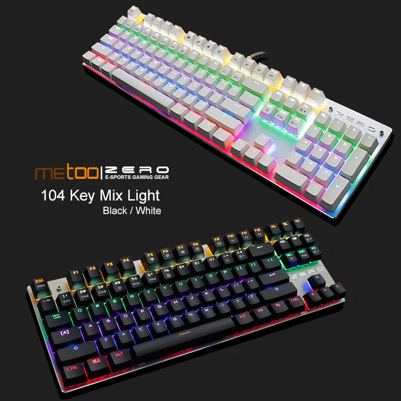 Russian delivery Metoo Edition Mechanical Keyboard 104 87 keys Blue Black Red Switch Gaming Keyboards forTablet Desktop sticker
Russian delivery Metoo Edition Mechanical Keyboard 104 87 keys Blue Black Red Switch Gaming Keyboards forTablet Desktop sticker