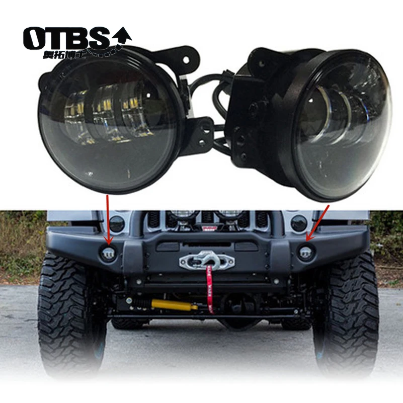 OTBS 2PCS 4 Inch 30W Round Led Fog Lights For Jeep Wrangler 97-2018 JK TJ LJ Off Road Fog Lamps
OTBS 2PCS 4 Inch 30W Round Led Fog Lights For Jeep Wrangler 97-2018 JK TJ LJ Off Road Fog Lamps