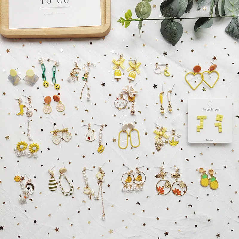 Korean Japan Cute Cartoon Heart Tracy Ice Cream Geometric Woman Grils Dangle Drop Earrings Fashion Jewelry Holiday-JQD5
Korean Japan Cute Cartoon Heart Tracy Ice Cream Geometric Woman Grils Dangle Drop Earrings Fashion Jewelry Holiday-JQD5