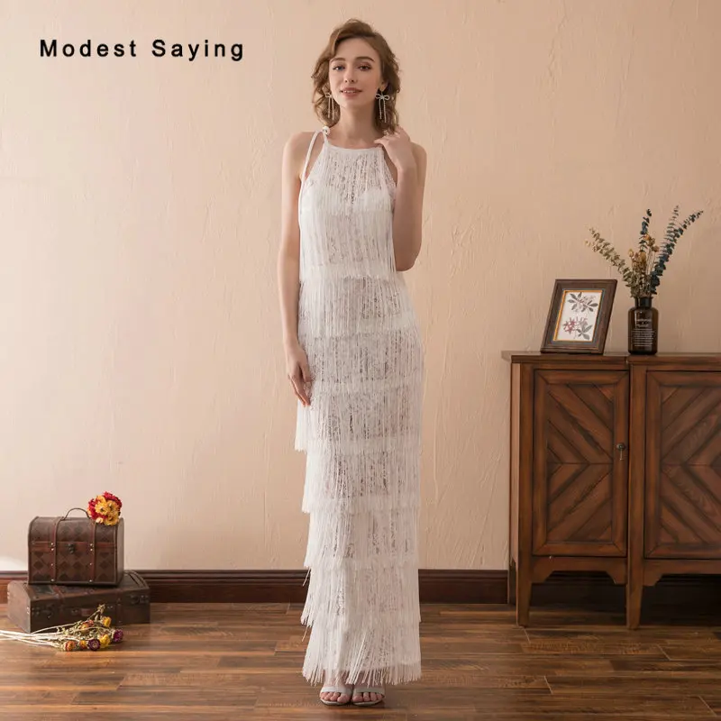 Fabulous Sheath Lace Evening Dresses 2018 Featuring Tassel Ankle-Length Evening Gowns Women Party Prom Gowns vestidos de festa
Fabulous Sheath Lace Evening Dresses 2018 Featuring Tassel Ankle-Length Evening Gowns Women Party Prom Gowns vestidos de festa