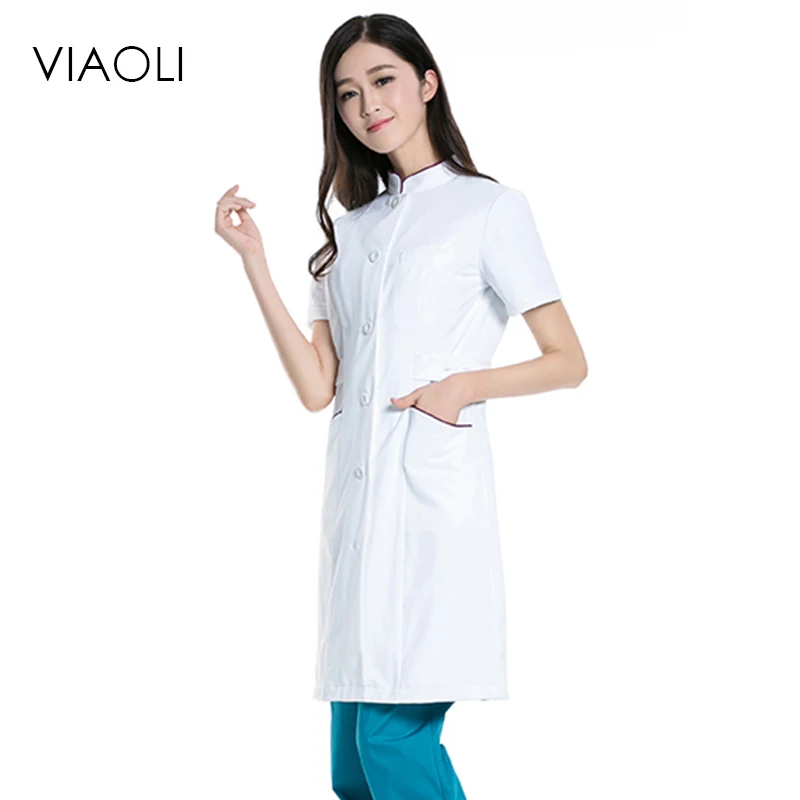 Viaoli White Lab Coats Medical Uniforms Nurses Services Apparel Polyester Protection Hospital Medical Apparel
Viaoli White Lab Coats Medical Uniforms Nurses Services Apparel Polyester Protection Hospital Medical Apparel