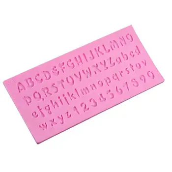 English Letter Silicone DIY Baking Mould English Letter Numbers Cake Mold For Ice Cube Cookie Chocolate Candy Jelly Fondant
English Letter Silicone DIY Baking Mould English Letter Numbers Cake Mold For Ice Cube Cookie Chocolate Candy Jelly Fondant