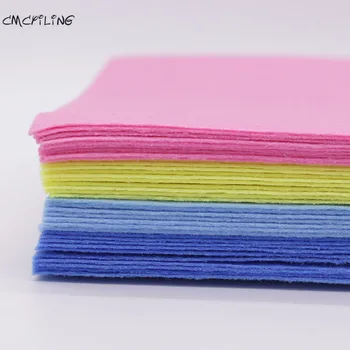 CMCYILING 1mm Thickness Polyester Cloth Felt Crafts Felt Fabrics For Needlework Diy Handmade Sewing Home Decor Material 20 Sheet
CMCYILING 1mm Thickness Polyester Cloth Felt Crafts Felt Fabrics For Needlework Diy Handmade Sewing Home Decor Material 20 Sheet
