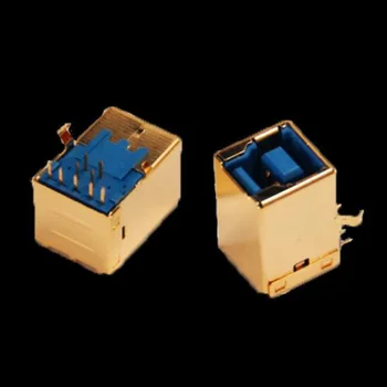 25pcs Copper shell Gold plated 3u copper terminal USB3.0 printer interface usb-b female socket
25pcs Copper shell Gold plated 3u copper terminal USB3.0 printer interface usb-b female socket