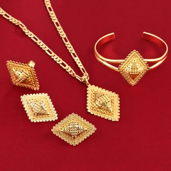 Ethiopian Traditional Festivals Jewelry Set Ethiopians Cross 24k Gold Color Eritrea Ethiopian Orthodox Tewahedo Church
Ethiopian Traditional Festivals Jewelry Set Ethiopians Cross 24k Gold Color Eritrea Ethiopian Orthodox Tewahedo Church
