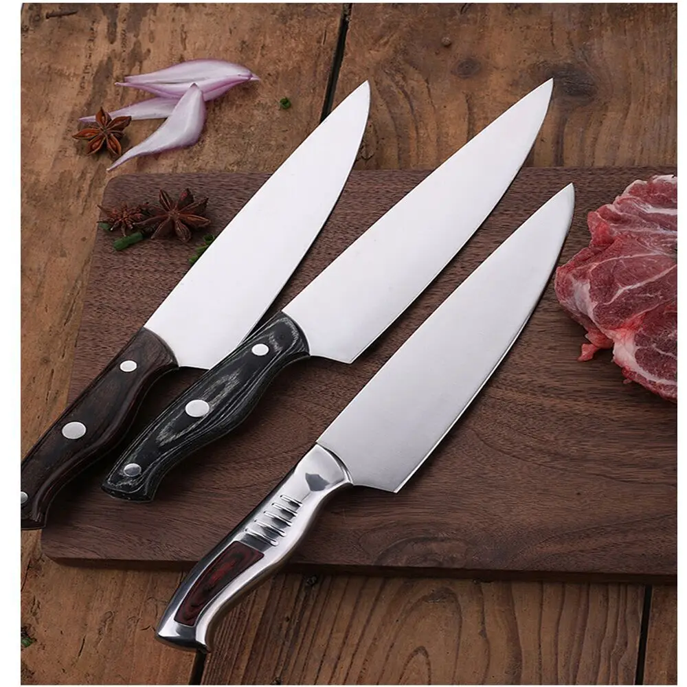 ANLidarfue 3Cr13mov Stainless Steel 8" Chef Knife Resin Fibre Handle Kitchen Knife Unique Design Cooking Tools
ANLidarfue 3Cr13mov Stainless Steel 8" Chef Knife Resin Fibre Handle Kitchen Knife Unique Design Cooking Tools