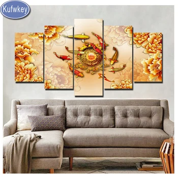 5 pcs Wall Art diamond painting"Feng Shui Graph"Home Decoration diamond embroidery fish lotus painting for living room 5 panels
5 pcs Wall Art diamond painting"Feng Shui Graph"Home Decoration diamond embroidery fish lotus painting for living room 5 panels