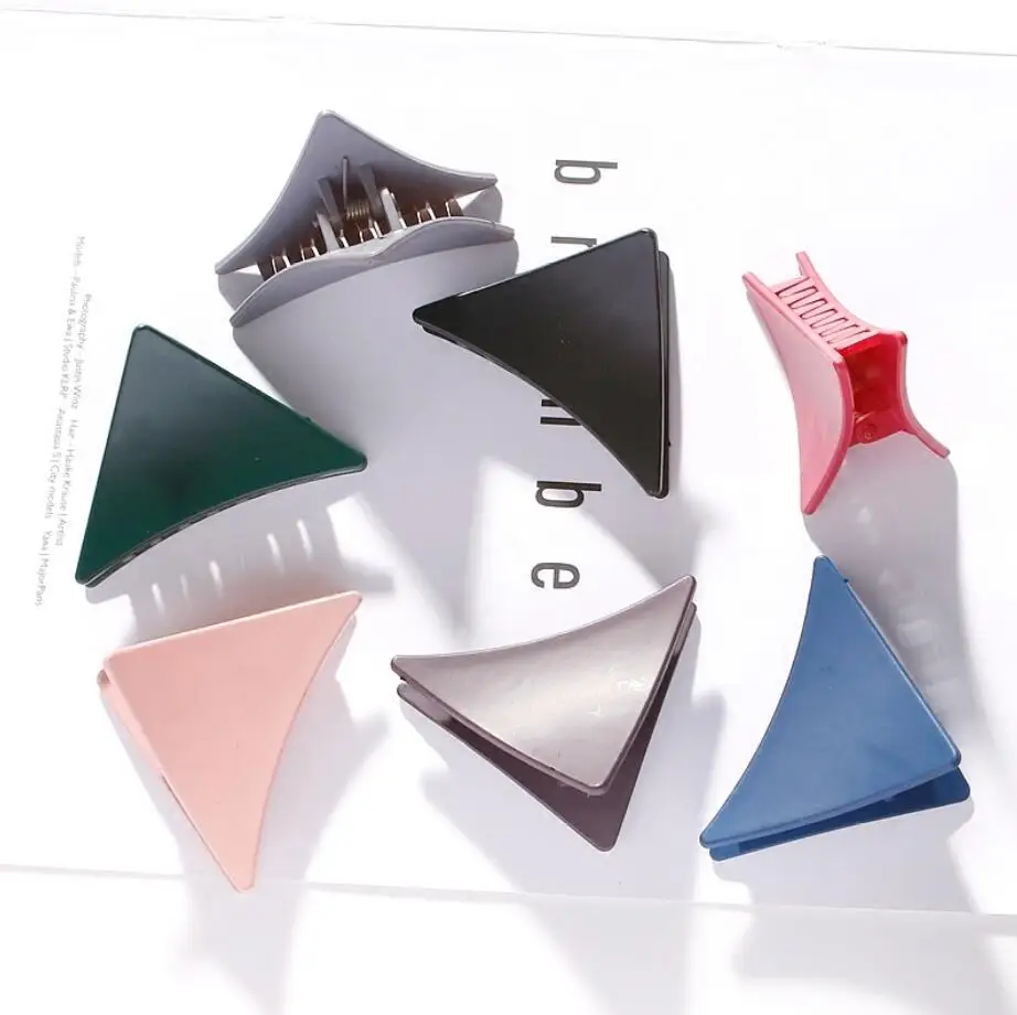 Japan and Korea Hollow Circular Arc Clip Set With Pure Color Frosted Texture Triangle Bath Hair Claw Women Hair Accessories
Japan and Korea Hollow Circular Arc Clip Set With Pure Color Frosted Texture Triangle Bath Hair Claw Women Hair Accessories