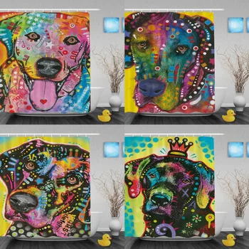 Funny Dog Labrador Shower Curtains Cute Animal Art Bathroom Shower Curtains Waterproof Polyester Fabric Custom Bathroom Curtains
Funny Dog Labrador Shower Curtains Cute Animal Art Bathroom Shower Curtains Waterproof Polyester Fabric Custom Bathroom Curtains