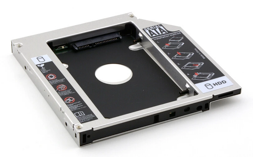12.7mm Laptop Notebook 2.5" SATA to SATA 2nd HDD SSD Hard Drive Tray Caddy Bay Cage Enclosure CD-ROM Slot Replacement
12.7mm Laptop Notebook 2.5" SATA to SATA 2nd HDD SSD Hard Drive Tray Caddy Bay Cage Enclosure CD-ROM Slot Replacement