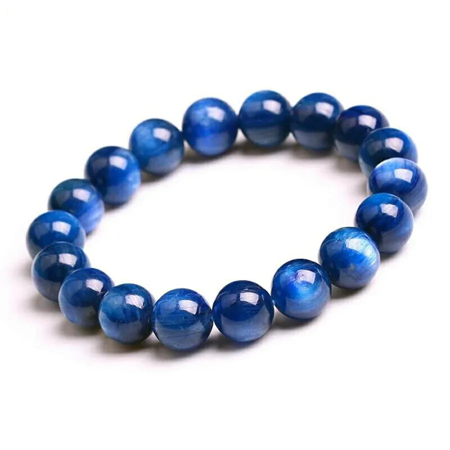11mm Genuine Blue Gemstone Natural Kyanite Bracelet Women Men Stretch Crystal Round Bead Bracelet Drop Shipping Cat Eye Effect
11mm Genuine Blue Gemstone Natural Kyanite Bracelet Women Men Stretch Crystal Round Bead Bracelet Drop Shipping Cat Eye Effect