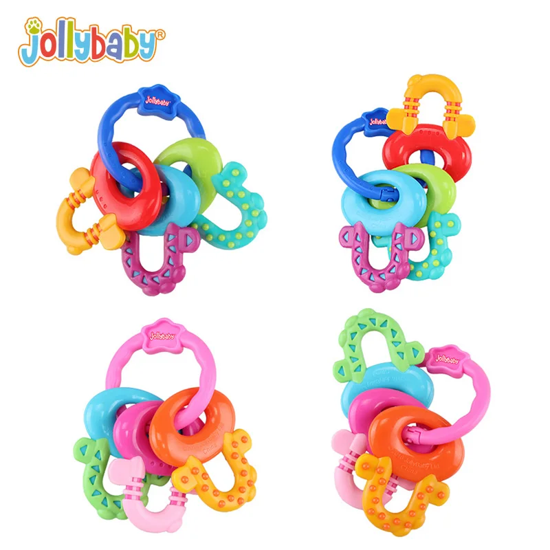 Jollybaby Baby Rattle Multiple Textures Keys Chain Teether Teething Beads Loop Toys for Children 0-1 Year Gift Hand Easy Grip
Jollybaby Baby Rattle Multiple Textures Keys Chain Teether Teething Beads Loop Toys for Children 0-1 Year Gift Hand Easy Grip