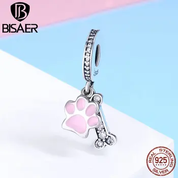 100% 925 Sterling Silver Lovely Dog Paw and Bone, Pink Charm Fit Charms Original 925 Bracelet Necklace Sterling Silver Jewelry 
100% 925 Sterling Silver Lovely Dog Paw and Bone, Pink Charm Fit Charms Original 925 Bracelet Necklace Sterling Silver Jewelry