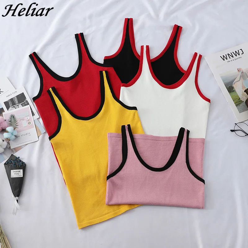 HELIAR 2019 Newest Hot Women Tank Tops Summer Ladies O-Neck Fashion Pure Color Casual Sleeveless Camisole Crop women cloth
HELIAR 2019 Newest Hot Women Tank Tops Summer Ladies O-Neck Fashion Pure Color Casual Sleeveless Camisole Crop women cloth