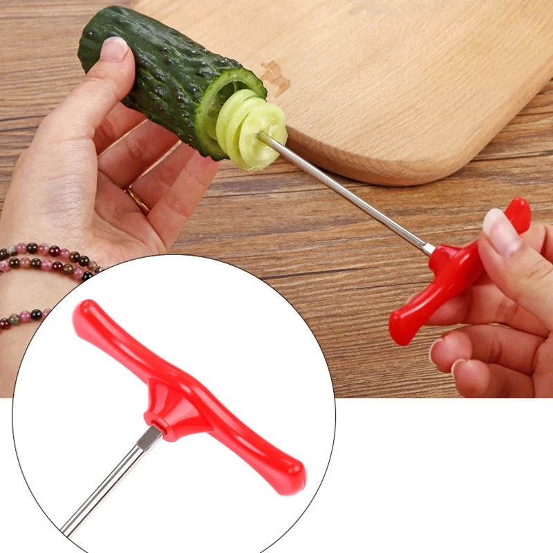 Stainless Steel Slicers Vegetable Fruit Spiral Shred Process Device Cutter Peeler Twist Knife for Cucumber Carrot Kitchen Tool
Stainless Steel Slicers Vegetable Fruit Spiral Shred Process Device Cutter Peeler Twist Knife for Cucumber Carrot Kitchen Tool