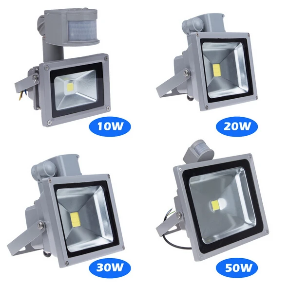 Outdoor Led PIR Motion Sensor LED Flood Light 10W 20W 30W 50W Waterproof IP65 Led Spotlight Garden Lamp/Light Warm/Cool White
Outdoor Led PIR Motion Sensor LED Flood Light 10W 20W 30W 50W Waterproof IP65 Led Spotlight Garden Lamp/Light Warm/Cool White
