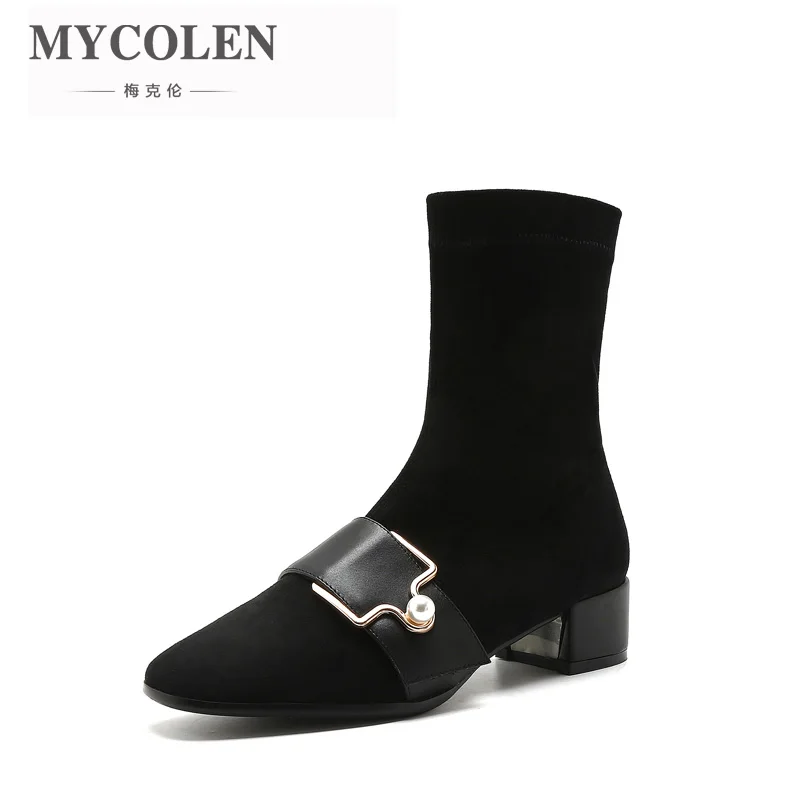 MYCOLEN 2018 New Winter Women Chelsea Boot Luxury Product Trending Round Toe Warm Boot Comfortable Black Lady Fashion Shoes
MYCOLEN 2018 New Winter Women Chelsea Boot Luxury Product Trending Round Toe Warm Boot Comfortable Black Lady Fashion Shoes