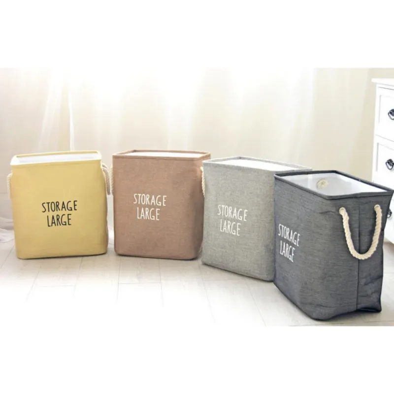 Collapsible Storage Bins,Thickened Gary Lined Debris Finishing Square Storage Basket With Two Handle,Organizer Supplies
Collapsible Storage Bins,Thickened Gary Lined Debris Finishing Square Storage Basket With Two Handle,Organizer Supplies