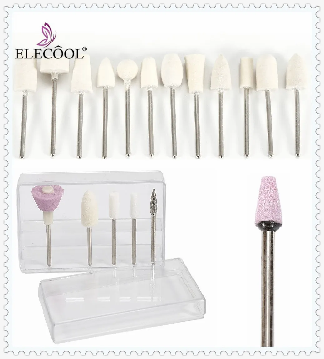 ELECOOL 12/5/1pcs Nail Drill Bits Wool Device Ceramic Shank Electric Quartz Milling Cutter Manicure Machine Pedicure Nail Tools
ELECOOL 12/5/1pcs Nail Drill Bits Wool Device Ceramic Shank Electric Quartz Milling Cutter Manicure Machine Pedicure Nail Tools
