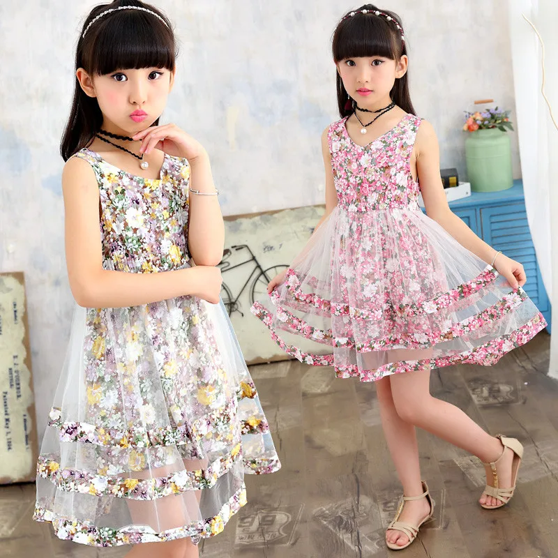 Girls Dresses 2019 New Fashion Mesh Summer Dress Child Dresses Girls 3 4 5 6 7 8 9 10 11 12 Year Old Child Clothes Flower
Girls Dresses 2019 New Fashion Mesh Summer Dress Child Dresses Girls 3 4 5 6 7 8 9 10 11 12 Year Old Child Clothes Flower