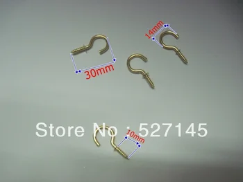 Free Shipping 200Pcs/Lot Golden Plated Screw Cup Hook Eye for Curtain Thread 30x14mm Jewelry Findings
Free Shipping 200Pcs/Lot Golden Plated Screw Cup Hook Eye for Curtain Thread 30x14mm Jewelry Findings