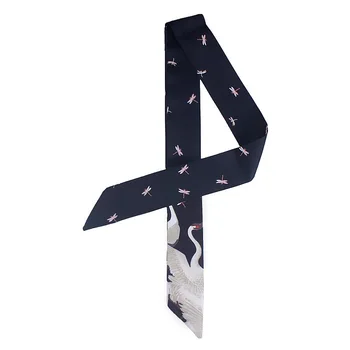 2018 New Design Animal swan dragon Print Silk Scarf Women Luxury Brand Scarf Handle Bag Ribbons Fashion Head Small Long Scarves
2018 New Design Animal swan dragon Print Silk Scarf Women Luxury Brand Scarf Handle Bag Ribbons Fashion Head Small Long Scarves